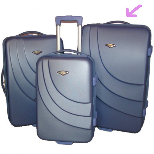 Large picture of Blue suitcase (large)